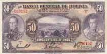 Bolivia 100 Bolivianos - S. Bolivar - J. de Sucre - 20-07-1928 - Serial V