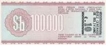 Bolivia 100000 Pesos Bolivianos -  Mercury - 1984 - Serial A - P.188