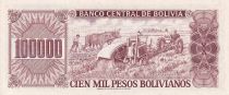 Bolivia 100000 Pesos Bolivianos - Campesino - 1984 - AU - P.171