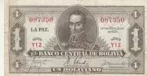 Bolivie 1 Boliviano - Simon Bolivar -  1928