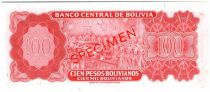 Bolivie 100 Pesos Bolivianos Bolivianos, Simon Bolivar - Déclaration Indépendance