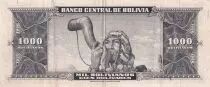Bolivie 1000 Bolivianos - G. Villarroel - Raffinerie - 1945 - S&eacute;rie B1