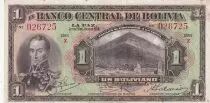 Bolivien 1 Bolivianos - Simon Bolivar -  1928 - Serial Z - P.118