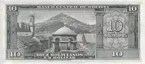 Bolivien 10 Bolivianos - Mariscal A. J. De Sucre - 1945 - Serial C.1 - P.139d