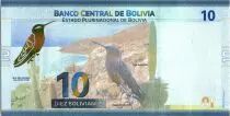 Bolivien 10 Bolivianos  Bolivian Heroes  - Giant humming-bird - ND (2018)