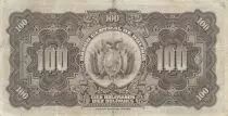 Bolivien 100 Bolivianos - S. Bolivar - J. de Sucre - 20-07-1928 - Serial H