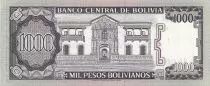 Bolivien 1000 Pesos Bolivianos - Juana De Padilla - House of liberty - 1982 - Serial K - P.167