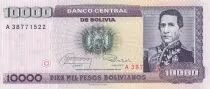 Bolivien 10000 Pesos Bolivianos - Marshal A. De Santa Cruz - Parliament - 10-02-1984 - Serial A