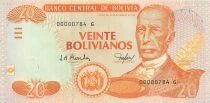 Bolivien 20 Bolivianos - Pantaleon Dalence - ND (2005-2006) - P.229