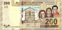 Bolivien 200 Bolivianos Heroes - ND (2019) - UNC