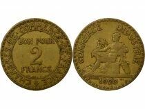 Bon pour 2 Francs, Chamber of Commerce - 1920 Paris
