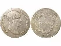 Bonaparte Ist Consul - 5 Silver Francs - Year 12 A Paris