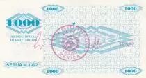 Bosnia y Herzegovina 1000 Dinara Peace Dove - Zenica - 11-05-1992