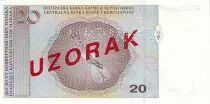 Bosnia y Herzegovina 20 Convertible Maraka Maraka, F. Visjic