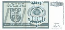 Bosnie-Herzégovine 10000 Dinara 1992 - Aigle à 2 têtes - P.139 - Neuf