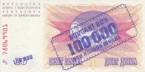 Bosnie-Herzégovine 100000 Dinara -