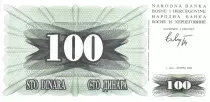 Bosnien und Herzegowina 100 Dinara Arms - 1992
