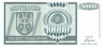 Bosnien und Herzegowina 10000 Dinara 1992 - Eagle with 2 heads - P.139 - UNC