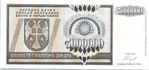 Bosnien und Herzegowina 5 Million de Dinara de Dinara, Eagle with 2 heads - 1993