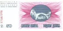 Bosnien und Herzegowina 50 Dinara - Mostar bridge - 1992
