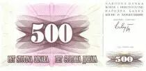 Bosnien und Herzegowina 500 Dinara -  Arms - 1992