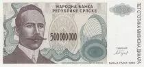 Bosnien und Herzegowina 500 Million of Dinara - P. Kocic - Arm - 1993