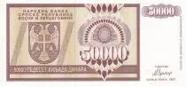 Bosnien und Herzegowina 50000 Dinara - Eagle with 2 heads - 1993  - UNC- P.143