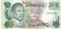 Botswana 10 Pula Pres. OJK Masire - 1992 - UNC