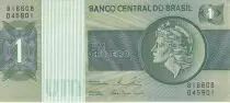 Brasil 1 Cruzeiro Liberty - Banco Central bldg - 1980 Serial B16608