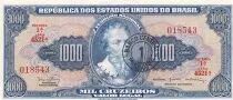 Brasil 1 Cruzeiro Novo on 1000 Cruzeiros, Pedro Alvares Cabral - 1967