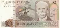Brasil 10 Cruzados - Rui Barbosa -1 987 - Serial A-A