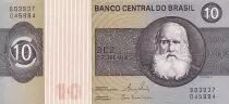 Brasil 10 Cruzeiros - Dom Pedro II - ND (1980) - P.193e