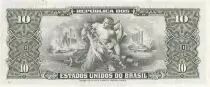 Brasil 10 Cruzeiros - Getulio Vargas - ND (1962) - Serial 2477A - P.177a