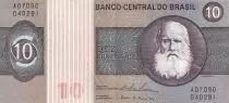 Brasil 100 Cruzeiros - Dom Pedro II - ND (1974) - Serial A - P.193b