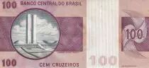 Brasil 100 Cruzeiros - Floriano Peixoto - ND (1981) - Serial A - P.195Ab