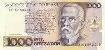 Brasil 1000 Cruzados J. Machado - Rio de Janeiro in 1905 - 1989 Serial B.0034