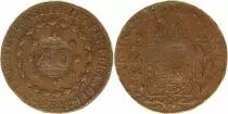 Brasil 40 Reis 1832 -  Pierre  I - Arms