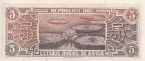 Brasil 5 Cruzeiros - Boat - N&eacute;nuphar - ND (1961-1962) - P.166b