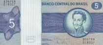 Brasil 5 Cruzeiros - Dom Pedro I - ND (1973) - Serial B - P.192b