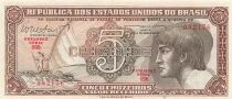 Brasil 5 Cruzeiros - ND (1962) - P.166b