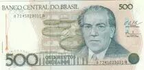 Brasil 500 Cruzados Villa Lobos  - 1988 - Serial A-A