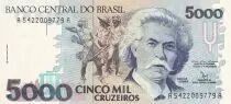 Brasil 5000 Cruzeiros - Carlos Gomes - ND (1992) - Serial AA - P.232b