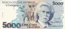Brasil 5000 Cruzeiros - Carlos Gomes - ND (1993) - Serial AA - P.232c