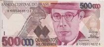 Brasil 500000 Cruzeiros - Mario de Andrade - 1993 - P.236c