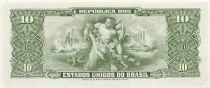 Brasile 1 Centavo on 10 Cruzeiros - ND (1967) - P.183b