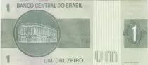 Brasile 1 Cruzeiro Liberty - Banco Central bldg - 1980 Serial B16608