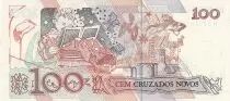Brasile 100 Cruzados Novos - Cecilia Meireles - ND (1989) - Serial A-A - P.220b