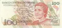 Brasile 100 Cruzados Novos Novos, Cecilia Meireles - Child, dancers - 1989 Serial A.3129
