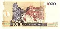 Brasile 1000 Cruzados  -  J Machado, Vue de Rio - 1988