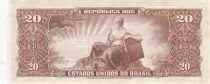 Brasile 20 Cruzeiros Deodoro Da Fonseca - Serial Estampa 2- 2188 A - 1962